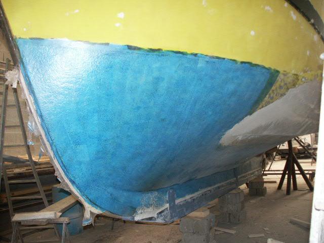 Ajout de bouchains - jonction coque avant fondue