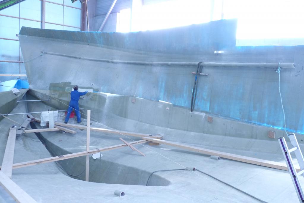 Moulage coque de 12 mtres